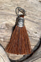 3" 100% Horsehair Fan Zipper Pull - Assorted Colors - Jacket/Backpack/Purse