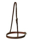 Circle Y of Yoakum -  1" wide Tie-Down Noseband  with Basket Weave Tooling and stainless steel buckles.   Tie down strap is not included. Horse sized.