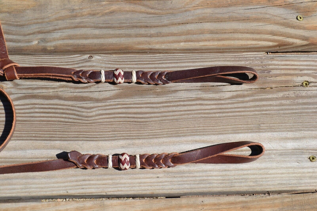 PROFESSIONAL'S CHOICE - Rênes 5-Plait Latigo Roping en Cuir PROFESSIONAL'S CHOICE - Rênes 5-Plait Latigo Roping en Cuir