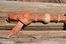Jose Ortiz Harness Leather Rawhide Knot Tie End Curb Strap - No Hardware