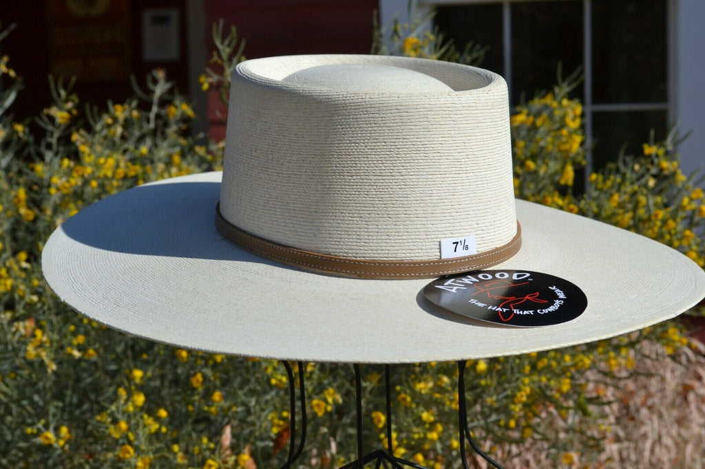 Atwood Hat Company Nevada 15X Palm Leaf Vaquero Cowboy Hat Brim