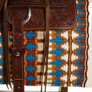 1313AA-54 Double Arrow 40X34 New Zealand Wool Saddle Blanket
