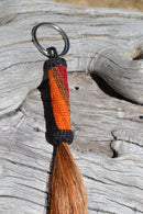 Beautiful Hand Hitched Horse Hair Key Ring Chain with Tassel *** Great Gift ***