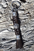 Beautiful 100% Horse Hair Key Ring Chain with Concho *** Great Gift ***