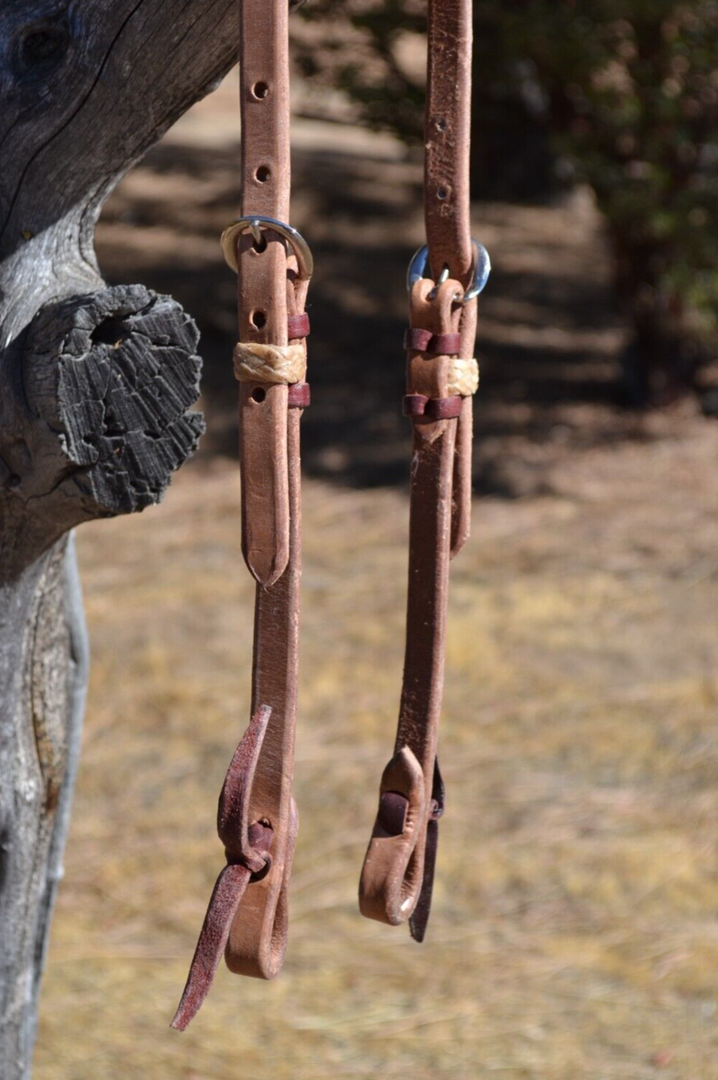 Jose Ortiz Harness Leather One Single Ear Headstall Tie Ends