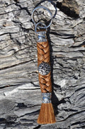 Beautiful 100% Horse Hair Key Ring Chain with Concho *** Great Gift ***