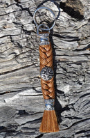 Beautiful 100% Horse Hair Key Ring Chain with Concho *** Great Gift ***