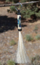 Beautiful Hand Hitched Horse Hair Key Ring Chain with Tassel *** Great Gift ***