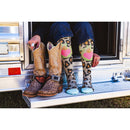 Lucky Leopard Diva Performance Boot Socks