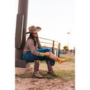 Lucky Bucking Cowgirl Tan Performance Boot Socks
