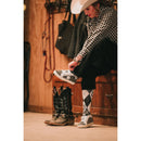 Lucky Argyle Blk/White Performance Boot Socks