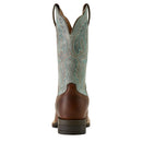 Ariat Womens Hybrid Ranchwork Wide Square Toe Leather Western Work Boot