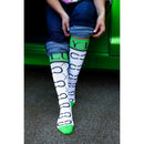 High Maintenance Cowgirl Kelly Green/ White Performance Boot Socks