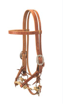 Justin Dunn Bitless Bridle Harness leather