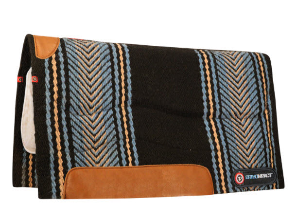 T3 Woven Pad with Woolback Liner and Ortho-Impact Protection Inserts