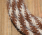 Jose Ortiz 1/2" Mane Mecate Reins - 6 Str x 22' - Chestnut/White