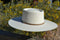 Atwood Hat Company - 4.5" Flat Brim Nevada - Long Oval - 15X Palm Leaf - Hatband will arrive assorted, either black, tan, or brown.