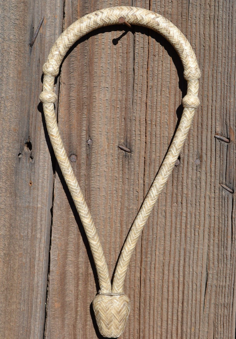 Jose Ortiz 1/2" Variegated Natural Rawhide Bosal Nose & Pear Knot - 12 P