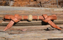 Jose Ortiz Harness Leather Rawhide Knot Tie End Curb Strap - No Hardware