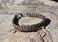 100% Braided 3 Strand Horsehair Bracelet - Clasp - Various Colors
