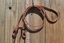 Jose Ortiz 3/8" Conditioned Harness Leather Roping/Loop Reins