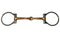 Diamond R by Reinsman - Offset Dee 7/16 Smooth Copper Mouth Snaffle Bit  3" Rings, 5" Copper Mouth 