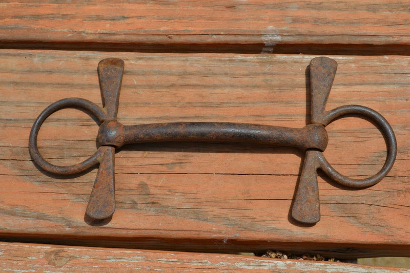 Antique/Vintage Full Cheek Driving Bit.  Mid to late 1800's.   Maker unknown.  For decorative use only.