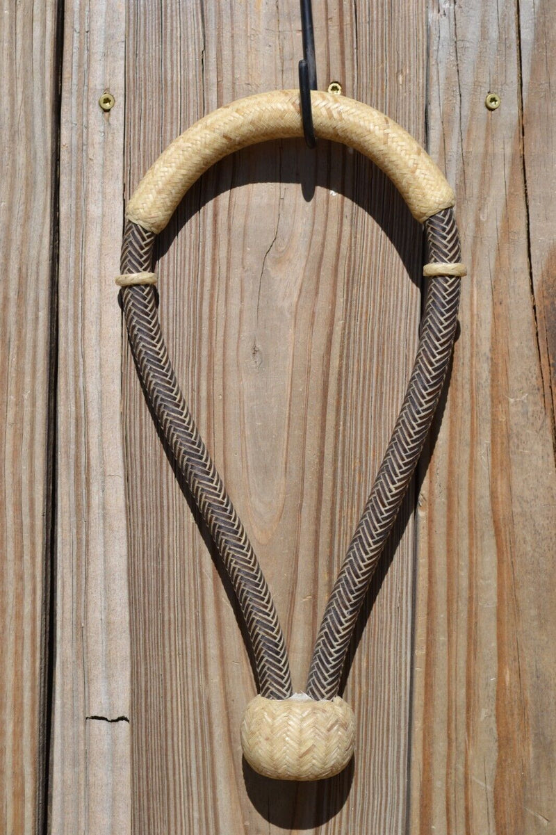 Jose Ortiz 5/8" Dark Brown Rawhide Bosal Natural Nose & Round Knot - 18 P