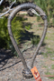 Jose Ortiz 5/8" Dark Brown Rawhide Bosal Black Details Nose & Round Knot - 18 P