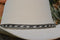 1/2" Hand Braided 5 Strand Horsehair Hatband Double Tassels - Grey/Black