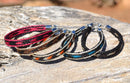 100% Braided 3 Strand Horsehair Bracelet - Clasp - Various Colors