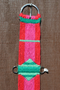 100% Mohair Vaquero Style Straight Cinch - Red/Raspberry/Mint/Kelly Green - 28"