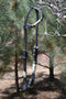 Jose Ortiz Black Single One Ear Headstall Natural & Turquoise Rawhide Braiding