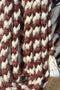 1/2" Braided Mohair Mecate Reins - 4 Strand x 24' -  Brown/Natural