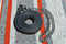 Western Black Show Lead Shank with Stainless Steel Chain