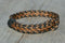 Awesome 1/2" wide, 3 Strand Braided Horsehair Bracelet with sliding knot.  The unique sliding knot XL design expands up to 10".  Unisex.  Very durable and makes a great gift for any horse lover. Black/Sorrel/Sorrel