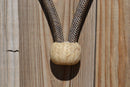 Jose Ortiz 5/8" Dark Brown Rawhide Bosal Natural Nose & Round Knot - 18 P