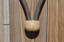 Jose Ortiz 5/8" Dark Brown Rawhide Bosal Natural Nose & Round Knot - 18 P