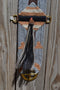 100% Mohair Vaquero Style Girth/Cinch w/Shu-Fly - Grey/Brown/Tan - 30"