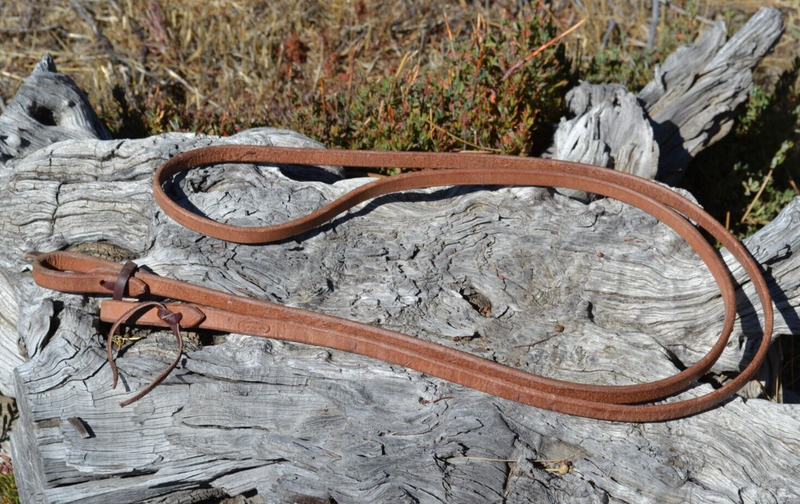 Jose Ortiz 5/8" x 7.5 ft. Conditioned Harness Leather Roping/Loop Reins