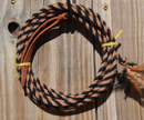 Jose Ortiz 1/4" Mohair Get Down / Fiador Rope 16' - Tan & Black