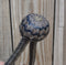 Jose Ortiz 5/8" Dark Brown Rawhide Bosal Black Details Nose & Round Knot - 18 P