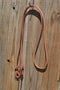 Jose Ortiz 3/8" Conditioned Harness Leather Roping/Loop Reins