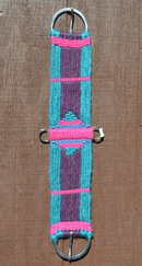 100% Mohair Vaquero Style Straight Cinch - Teal/Eggplant/Raspberry/Blue - 28"