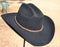 3/8" Braided Horsehair Hatband Double Side Tassel - Chestnut/White