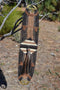 100% Mohair Vaquero Style Mane Hair Girth/Cinch w/Shu-Fly - Black/Sorrel- 32"