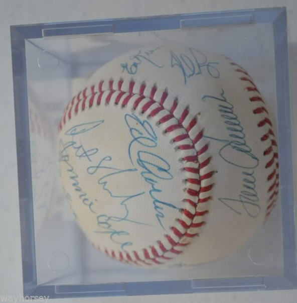 20 year Baseball Memorabillia Collection - Hall of Fame Greats, Negro leagues players and even a few locals.  Autographed baseballs, plaques, bats, artwork, etc.  All the big names. 