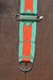 100% Mohair Vaquero Style Straight Cinch - Mint/Orange/Sage/Green - 30"