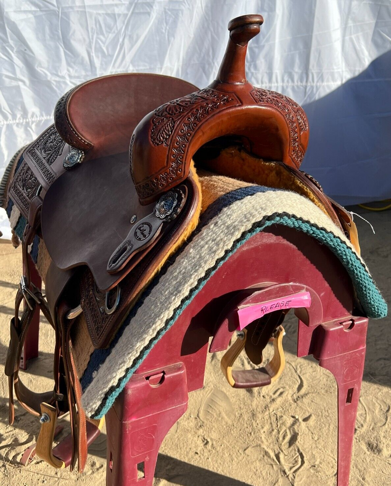 15.5" HR (Hud Roberts) Signature Series Ranch Cutting Saddle