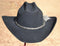 3/8" Braided Horsehair Hatband Double Side Tassel - Grey/Black